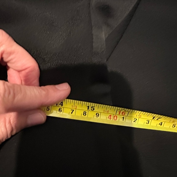 A134 Banana Republic Jumpsuit V Neck Sleeveless Satin Tuxedo Wedding Evening 4 - Picture 10 of 12